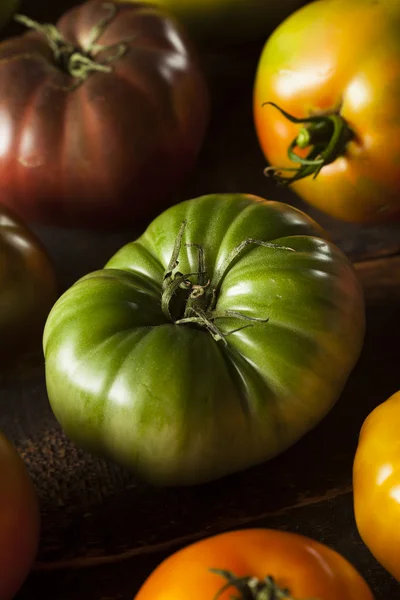 Colorful Organic Heirloom Tomatoes — Stock Photo, Image