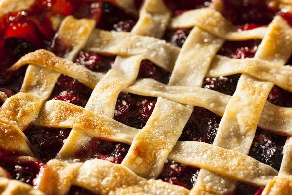 Delicioso pastel de cereza casero — Foto de Stock