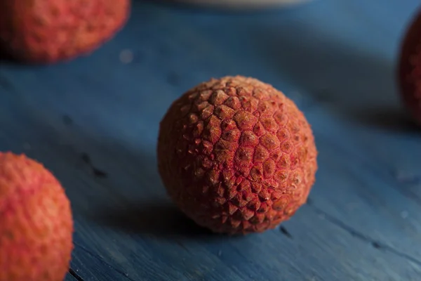 Hälsosam ekologisk röd Litchi — Stockfoto