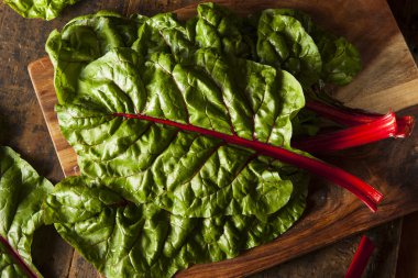 ham organik kırmızı swiss chard