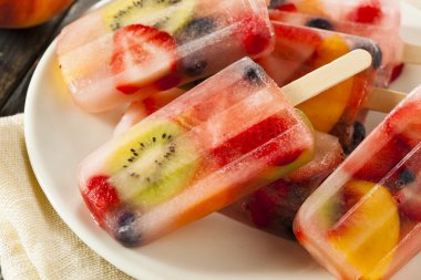 sağlıklı meyve popsicles