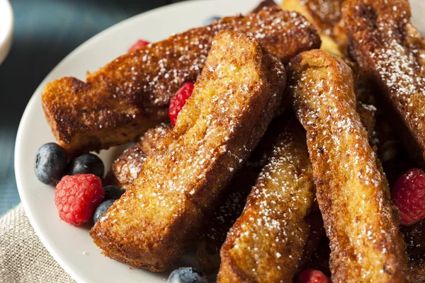 Homemade French Toast Sticks — Stock Photo, Image