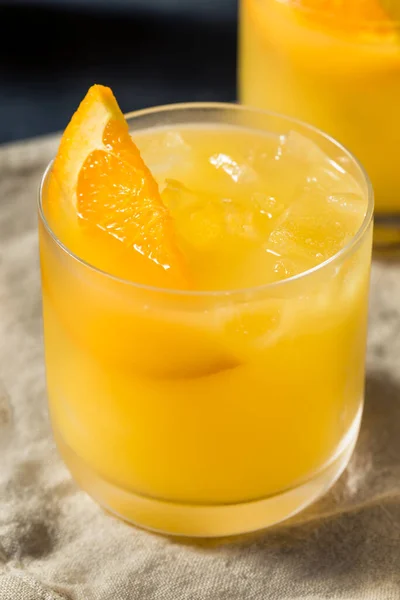 Boozy Vodka Brass Monkey Cocktail Orange Juice — Stock Photo, Image