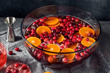 Şampanyalı Noel meyveli pançı