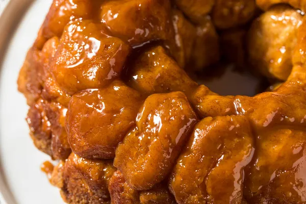 Homemade Sweet Cinnamon Monkey Bread Butter Sugar — Stock Photo, Image