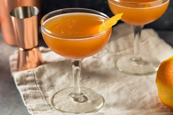 Alkohol Orzeźwiający Krew Piasek Koktajl Pomarańczą Szkocką — Zdjęcie stockowe