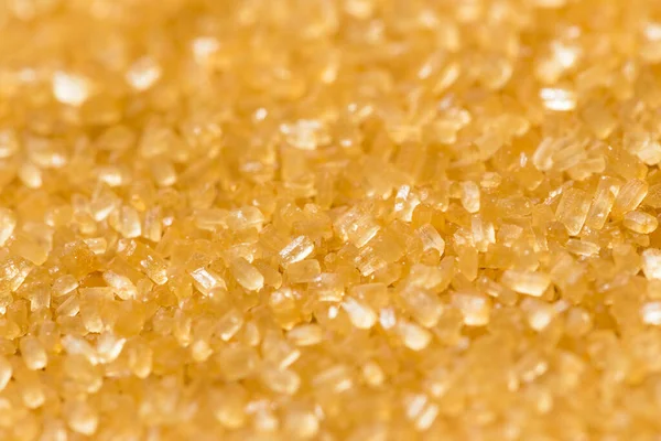Demerara Orgânica Marrom Cru Açúcar Uma Tigela — Fotografia de Stock