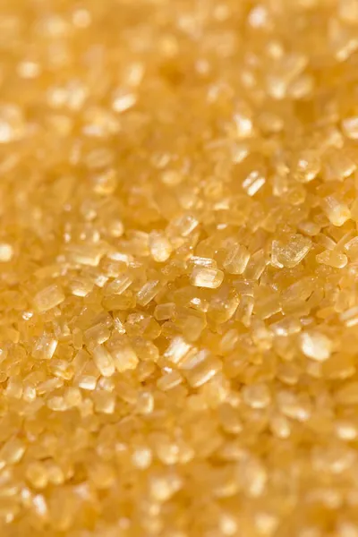 Demerara Orgânica Marrom Cru Açúcar Uma Tigela — Fotografia de Stock