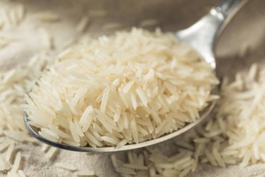 Kuru Beyaz Organik Basmati Pirinci Pişirmeye Hazır