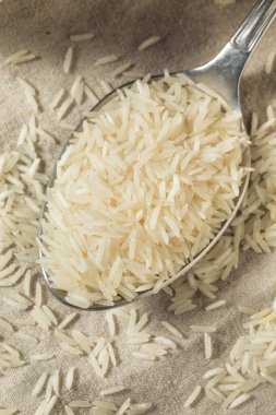 Kuru Beyaz Organik Basmati Pirinci Pişirmeye Hazır