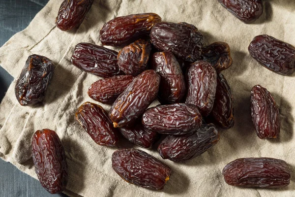 Organic Raw Dry Dates Pile — Stock fotografie