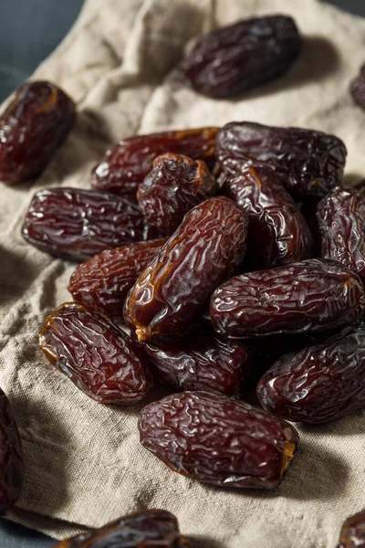 Organic Raw Dry Dates Pile — Fotografia de Stock