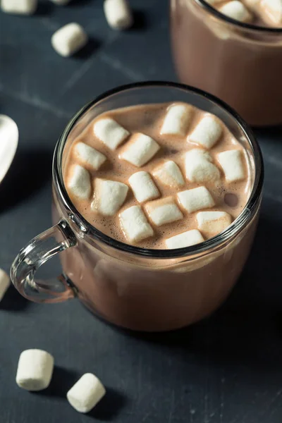 Warm Chocolate Hot Cocoa Marshmallows Mug — Fotografia de Stock