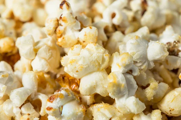 Homeamde Sugary Ketel Maïs Popcorn Met Zout Boter — Stockfoto