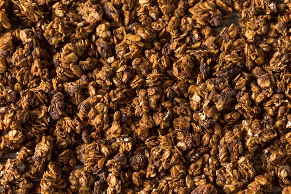 Friska Hemlagad Choklad Granola Att Äta Till Frukost — Stockfoto