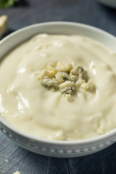 Homemade Organic Blue Cheese Dressing Bowl — Stock Photo, Image