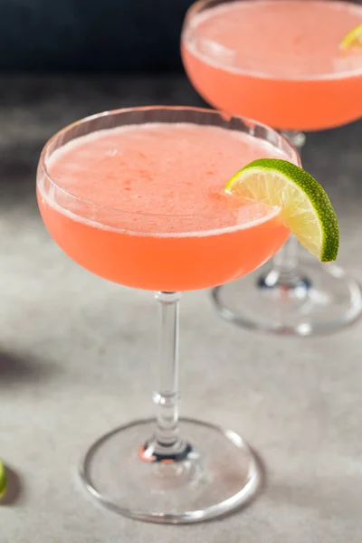 Cocktail Tequila Siesta Refrescante Frio Com Toranja Limão — Fotografia de Stock