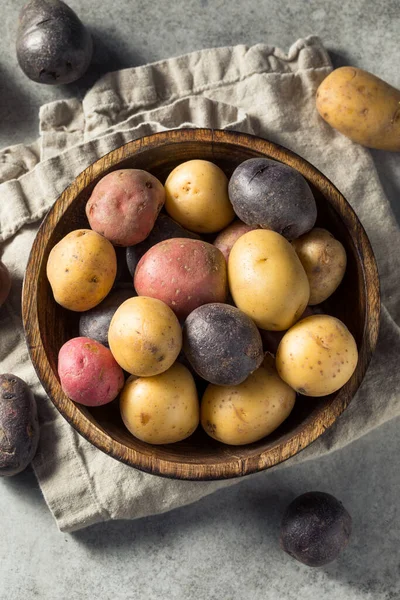 Raw Organic Baby Potatoes Ready Cook — Stock Photo, Image