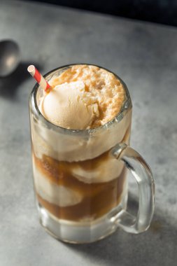 Soğuk Donmuş Kök Birası Dondurmalı Yüzer