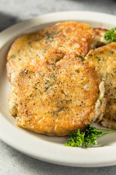 Hemmagjorda Irländska Potatiskakor Med Salt Och Smör — Stockfoto