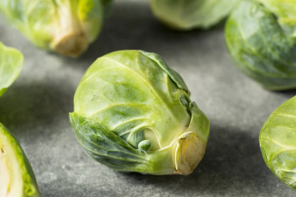 Brotos Escova Orgânicos Verdes Crus Prontos Para Cozinhar — Fotografia de Stock