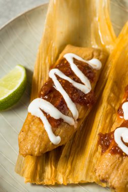 Salsa ve kremalı ev yapımı sığır eti.