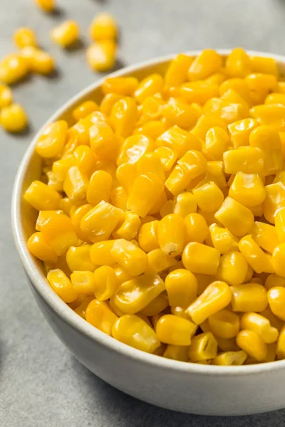 Homemade Steamed Sweet Corn Bowl — Stock Photo, Image