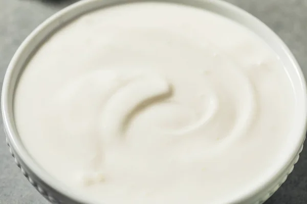 โฮมเมด Creamy Crema ชาม — ภาพถ่ายสต็อก
