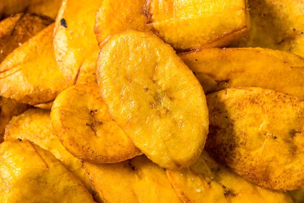 Plátanos Fritos Profundos Caseros Con Sal Pimienta —  Fotos de Stock