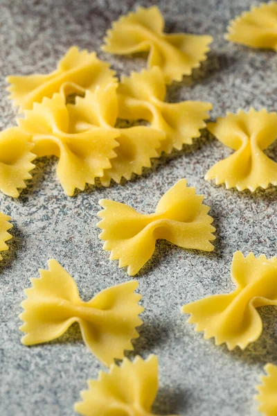 Dry Italian Bow Tie Farfalle Pasta Ready Cook — Stock Photo, Image