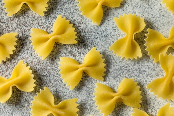 Dry Italian Bow Tie Farfalle Pasta Ready Cook — Stock Photo, Image