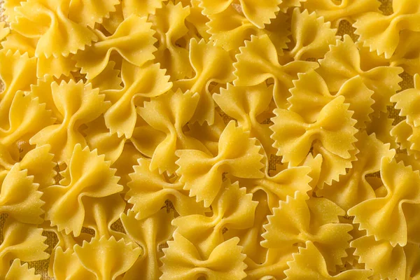 Dry Italian Bow Tie Farfalle Pasta Ready Cook — Stock Photo, Image