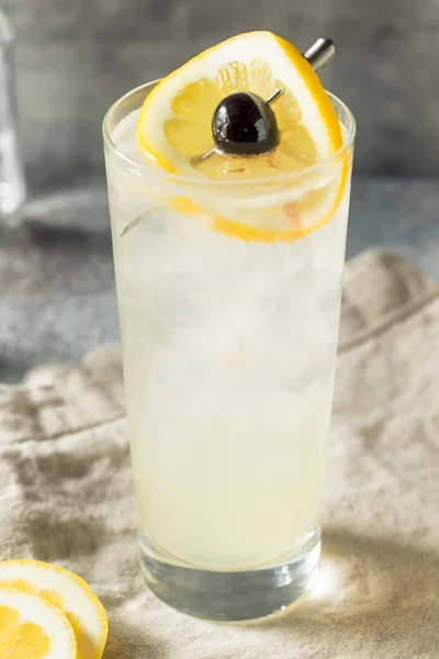 Boozy Refreshing Tom Collins Cocktail Gin Lemon — ストック写真