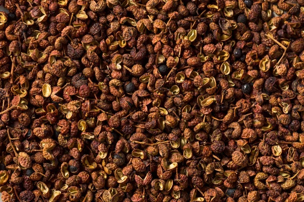 Organiczne Surowe Sichaun Peppercorns Misce — Zdjęcie stockowe