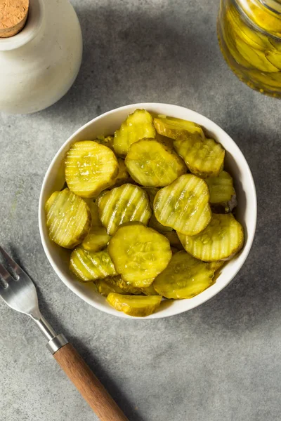 Homemade Green Dill Pickles Bowl — Photo