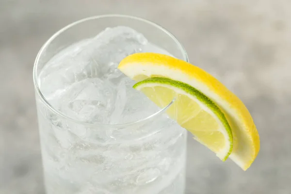 Cold Refreshing Lemon Lime Soda Ice — стоковое фото