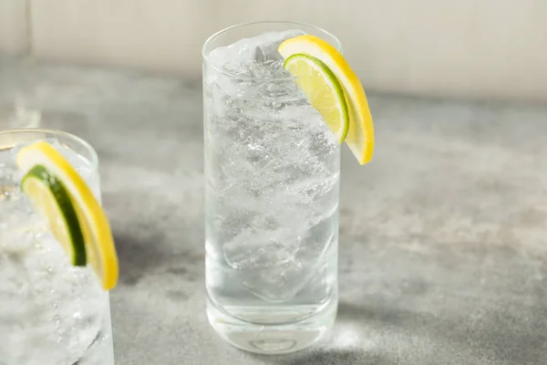 Cold Refreshing Lemon Lime Soda Ice — стоковое фото