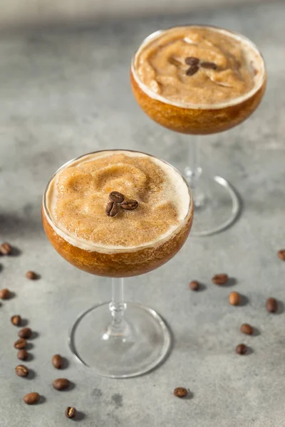 Boozy Frozen Espresso Martini Slushie Cocktail Vodka — Stockfoto