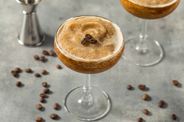 Boozy Frozen Espresso Martini Slushie Cocktail Vodka — Stockfoto