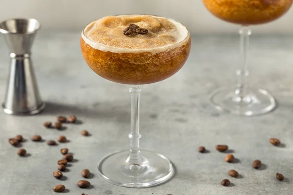 Boozy Frozen Espresso Martini Slushie Cocktail with Vodka