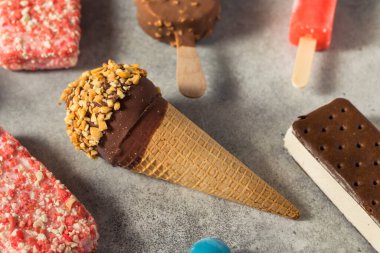 Frozen Assorted Ice Cream Bars for the Summer