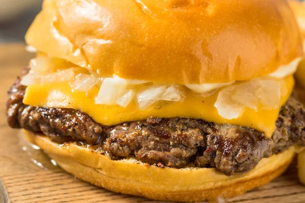 Homemade Wisconsin Butter Burger Cheese Fries —  Fotos de Stock