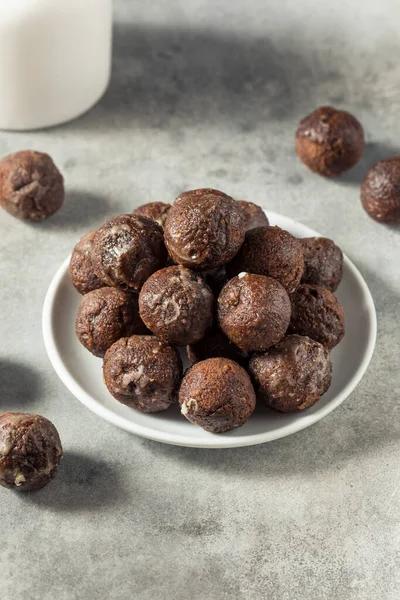 Homemade Glazed Chocolate Donut Holes for Breakfast