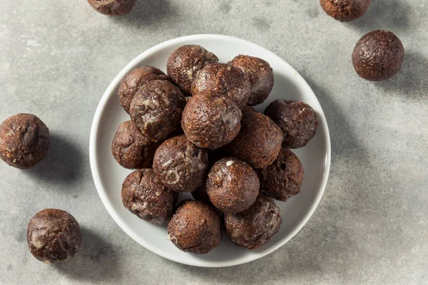 Homemade Glazed Chocolate Donut Holes for Breakfast