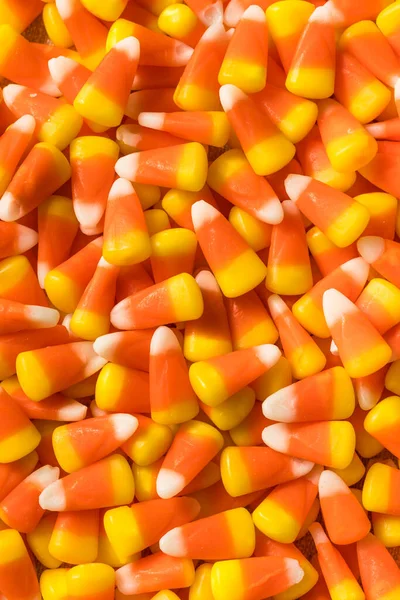 Sweet Halloween Candy Corn in a Bowl Ready to Eat