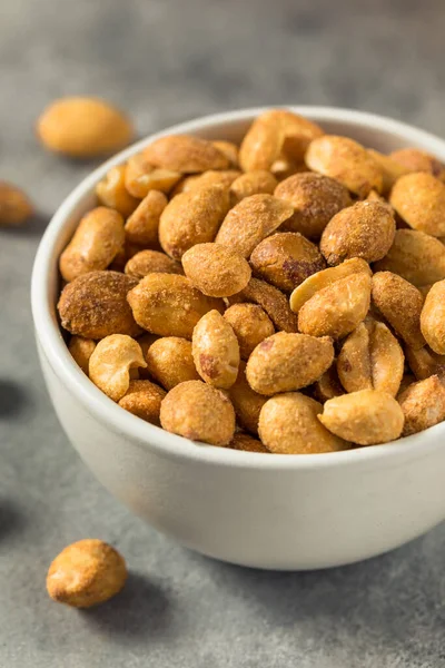 Organic Salted Beer Bar Nuts in a Bowl
