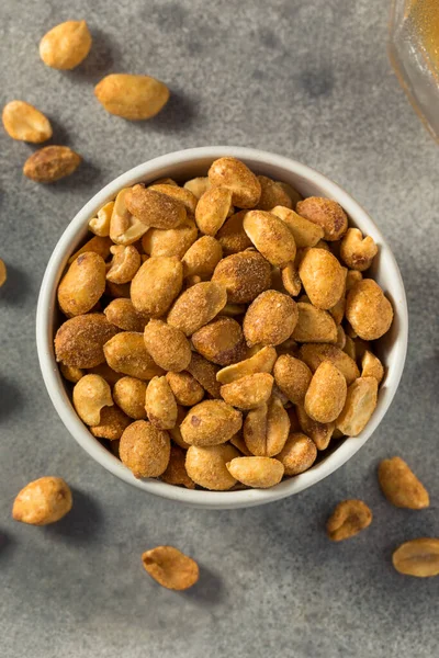Organic Salted Beer Bar Nuts in a Bowl