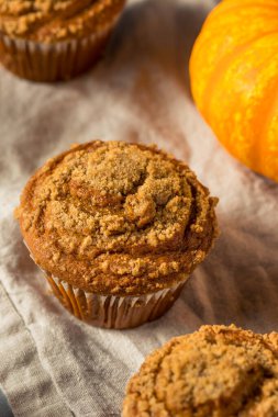Ev yapımı Balkabağı Baharatlı Kekler Kahvaltıda Yemek İçin