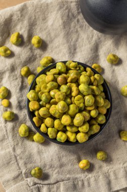 Ev yapımı Japon Wasabi bezelyesi.