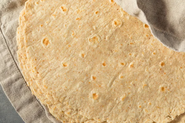 Tortillas Trigo Entero Caseras Una Pila —  Fotos de Stock